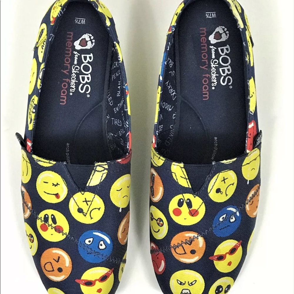 Bobs Skechers Emoji Flats Memory Foam New - image 3